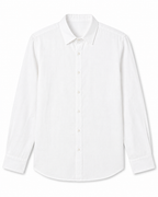 WHITE- LINEN SHIRT