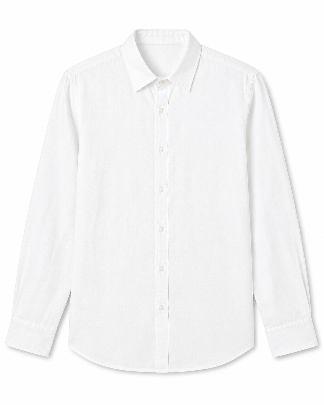 WHITE- LINEN SHIRT