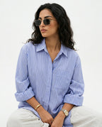 Pinstripe Blouse