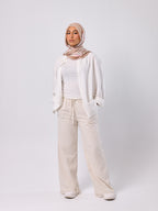 LINEN-DRAWSTRING TROUSERS