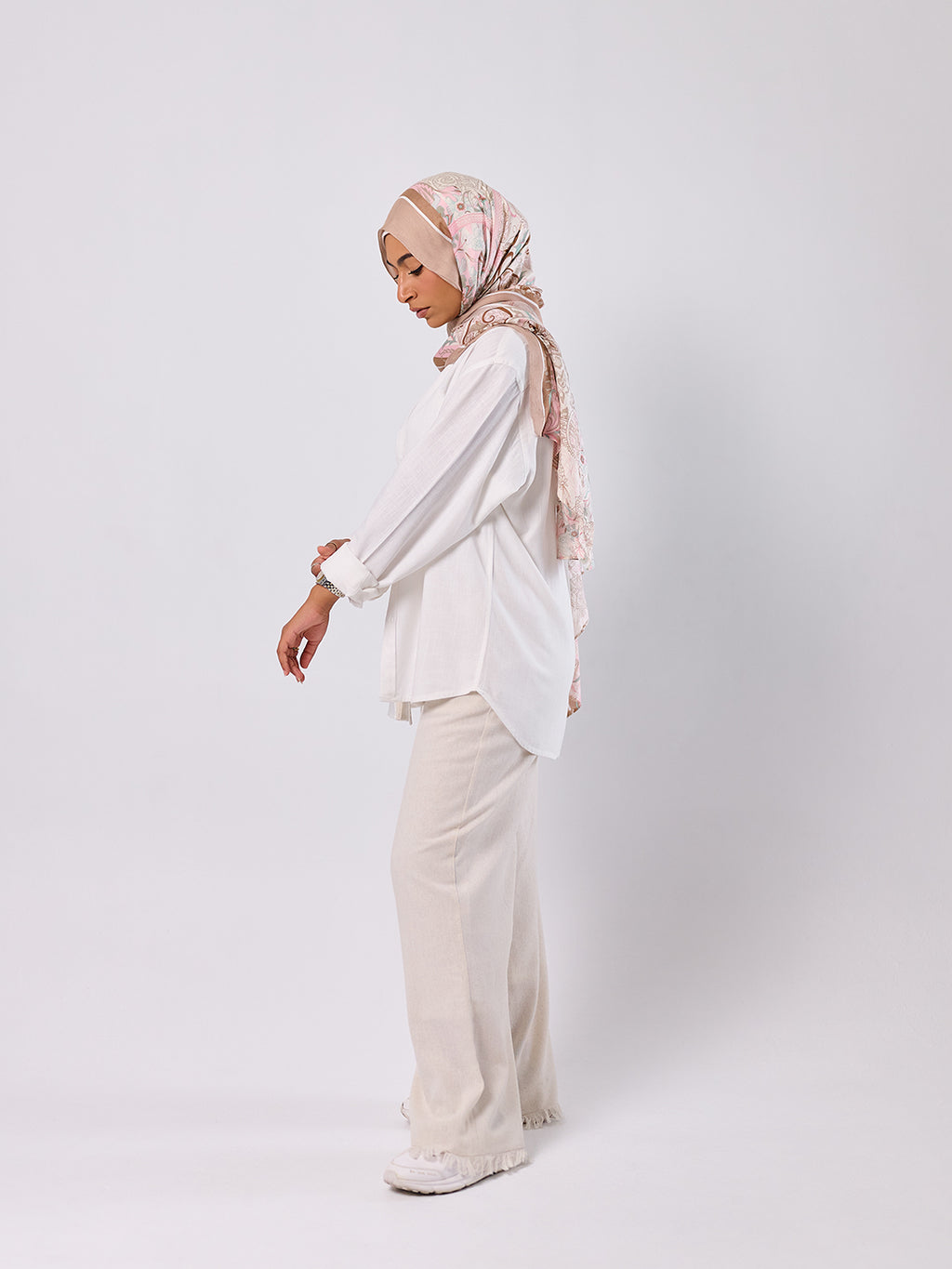 LINEN-DRAWSTRING TROUSERS