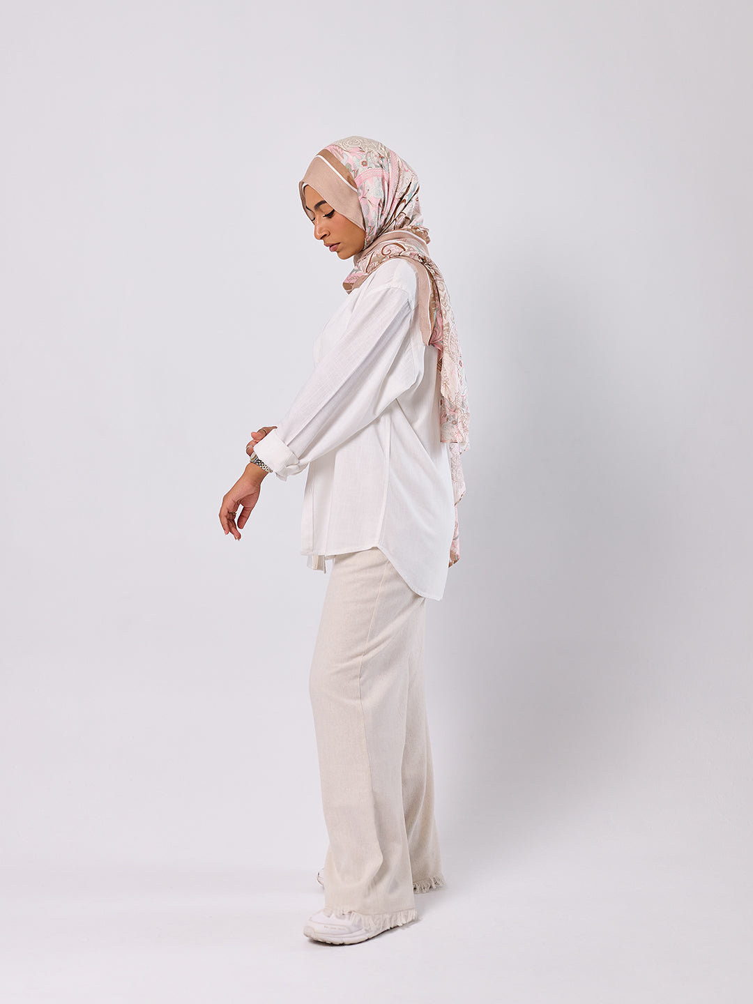 LINEN-DRAWSTRING TROUSERS